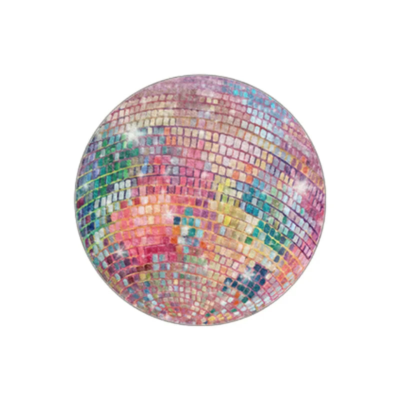 Product Image for Sandsberg | Plush Circular moderne Discokugel Teppich Schlafzimmer Teppich Mode Zuhause Teppiche für Couchtisch Raumausstattung Teppiche Samt 