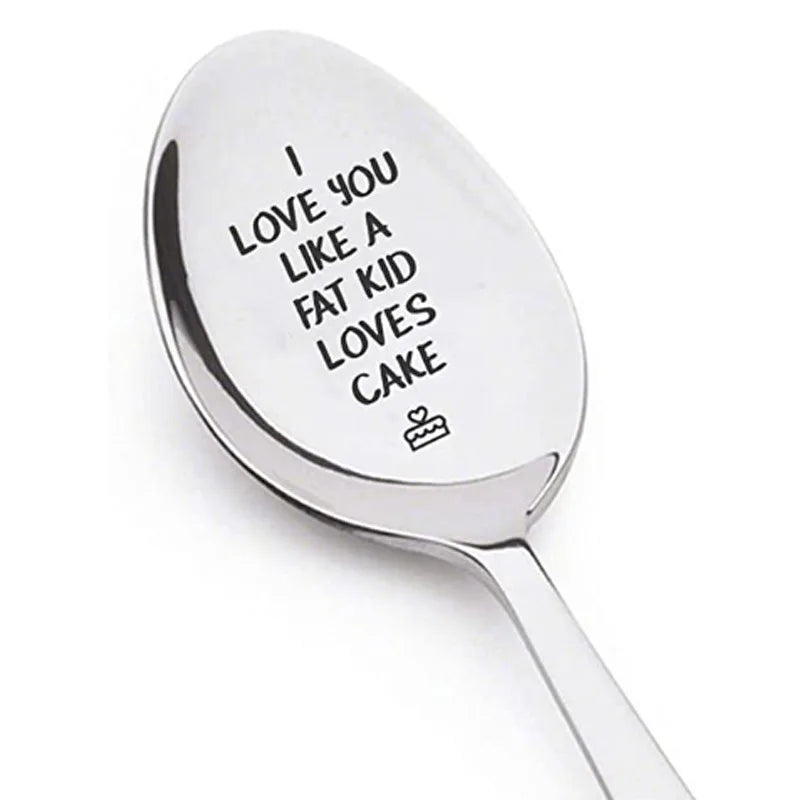 Product Image for Sandsberg Valentinstagsgeschenk Edelstahl Milchkaffee Löffel Liebesbrief Hochzeits Souvenirs Jubiläumsgeschenk für Freundin Freund, 2