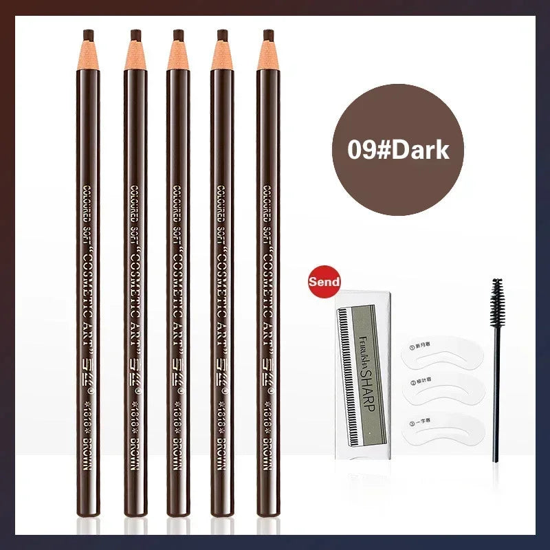 Product Image for Sandsberg | 5pcs Professioneller Microblading Stift Permanenter Augenbrauenstift Tattoo Wasserfest Kunsttönung Makeup Augenbrauenstift Verstärker 