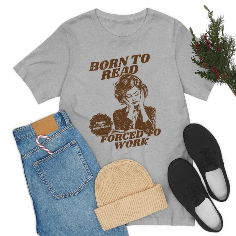 Product Image for zum Lesen T-Shirt, Grau / XXL