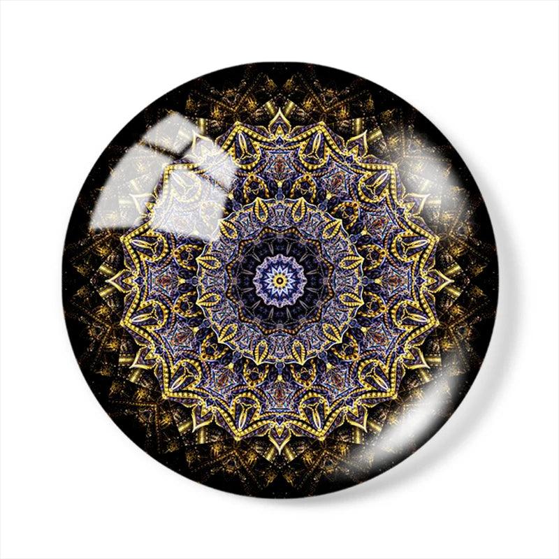 Product Image for Sandsberg | Luxuriöses Goldenes Glas Cabochon Set - 10 Teile für beeindruckende Schmuckkreationen, BG1415-04 / 25mm