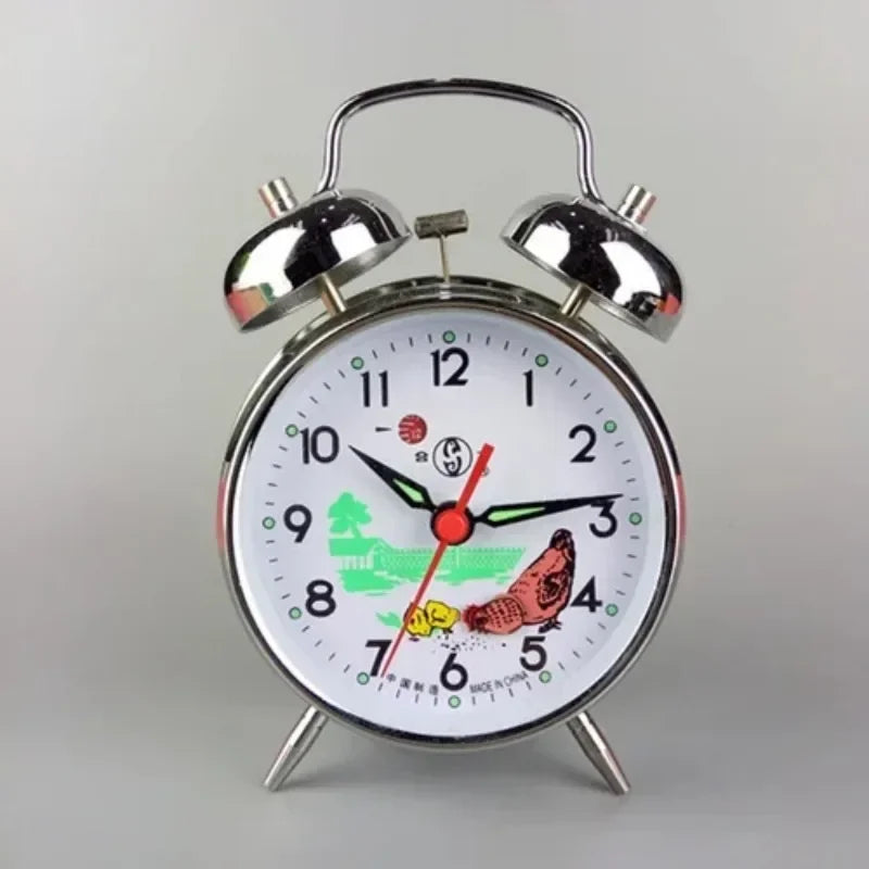Product Image for Sandsberg | Metall Mechanische Wecker Kreative Schreibtisch Nachttisch Tischuhr Alarm Schlafzimmer Dekoration Zubehör Batterie betrieben, Mechanisch 