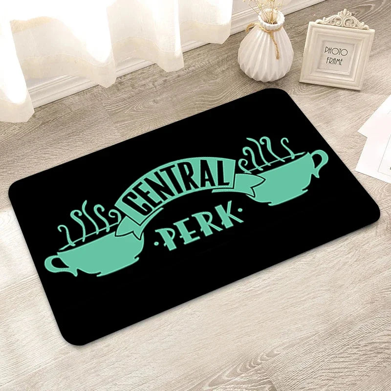 Product Image for Willkommen Teppich Freunde TV waschbare rutschfeste Teppich Boden Bad Teppiche Flur Balkon Schlafzimmer Badezimmer Teppiche Küche Matte Haus Dekor, 