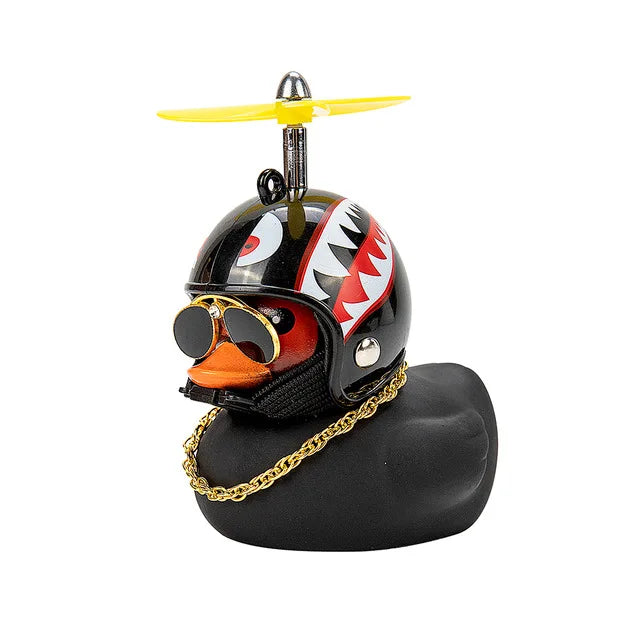 Product Image for Sandsberg Enten Fahrradklingel mit Helm, black-shark
