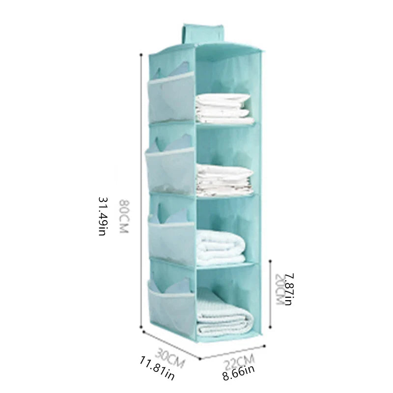 Product Image for Vliesstoff waschbare Kleiderstangen-Bra Aufbewahrungstasche - Mehrschicht-Falt-Organizer für Unterwäsche, Socken, Kleider Aufbewahrungstasche, K059-