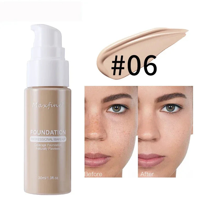 Product Image for Sandsberg | Flüssige Gesichtsfoundation Creme Öl-Kontrolle BB Creme Matte Basis Aufhellende Concealer Langanhaltende Vollabdeckung Damen Make-up 