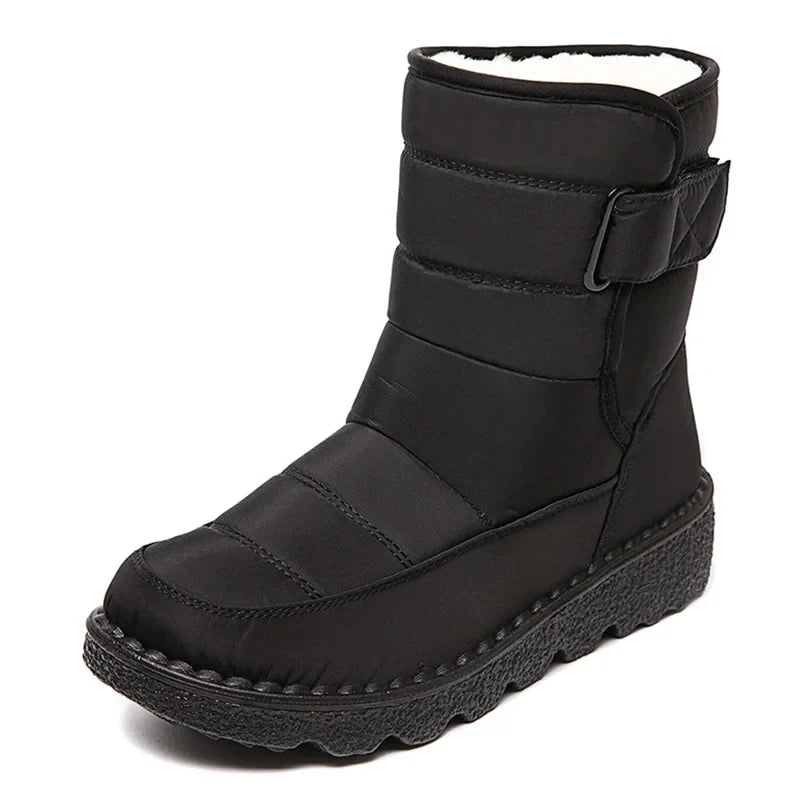 Product Image for Stiefel Damen Schnee Freizeit Schuhe Frau Wasserdichte Stiefel für Frauen Warmhalten Damen, Schwarz / 42