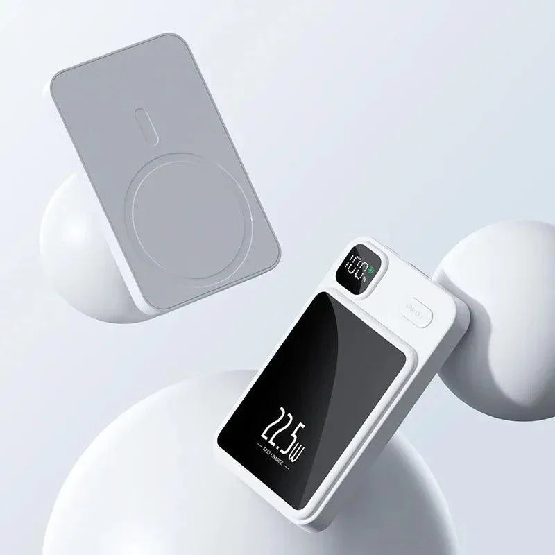 Product Image for Sandsberg | MagSafe compatibele draadloze powerbank - 20000mAh met 20W snelladen capaciteit, Weiß / 20000mah