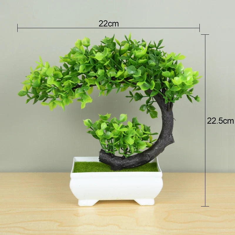 Product Image for Sandsberg Kunstpflanzen Bonsai Kleine Baum Topf Fake Pflanze Blumen Topfpflanzen Ornamente Für Zuhause Zimmer Tischdekoration Hotel Garten Deko, T2