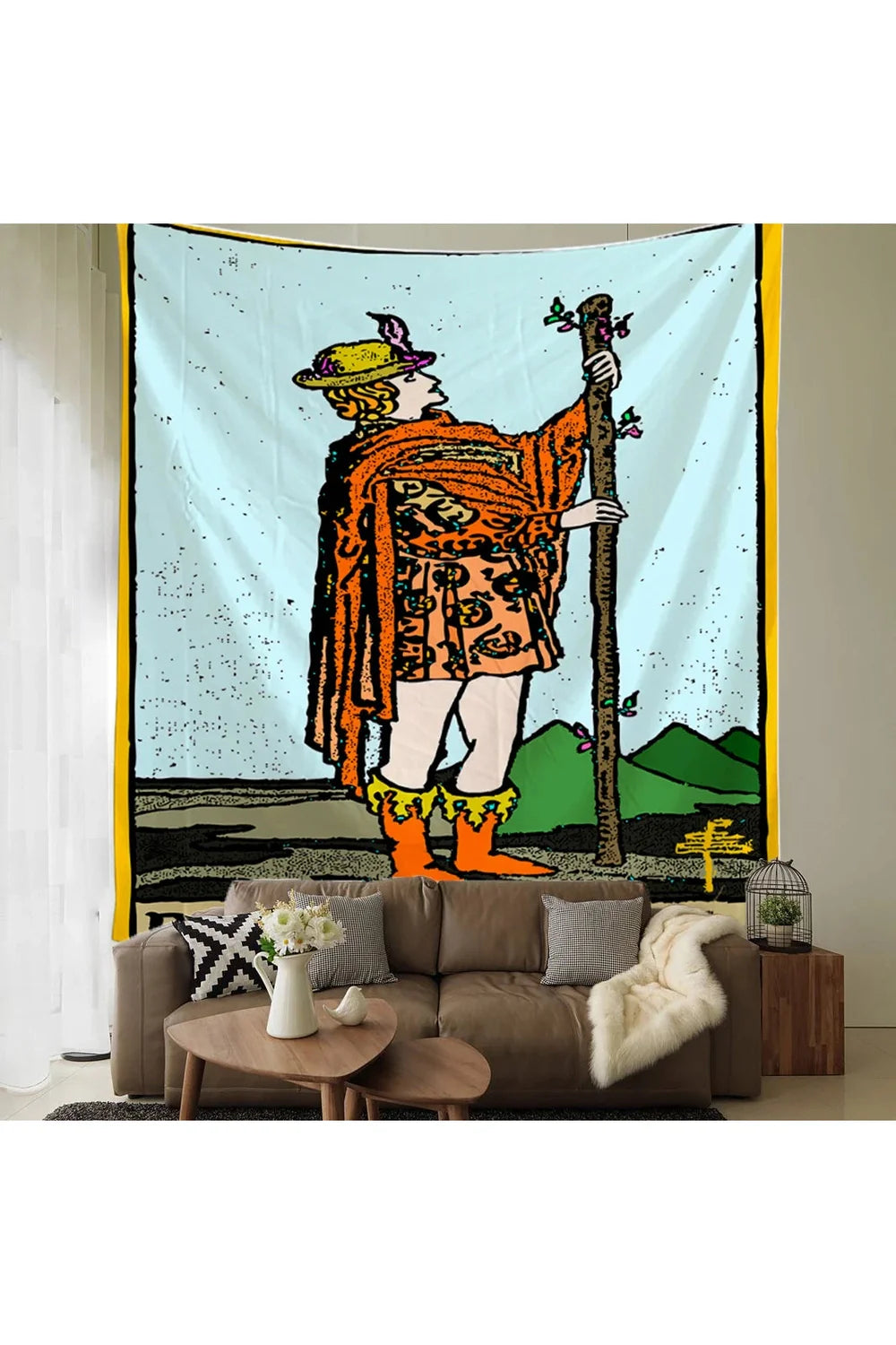 Product Image for Triple Moon Goddess Tarot Wandteppich, 729 / 150x130cm