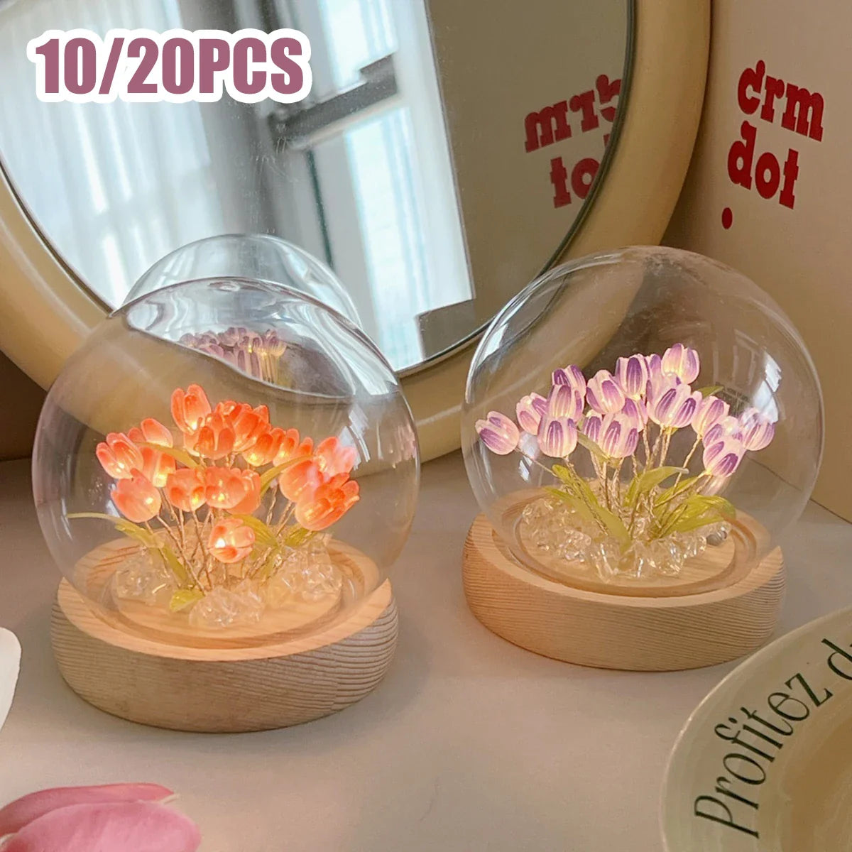 Product Image for Verzauberte Fairycore Bloom Nachtlicht, 10 rosa