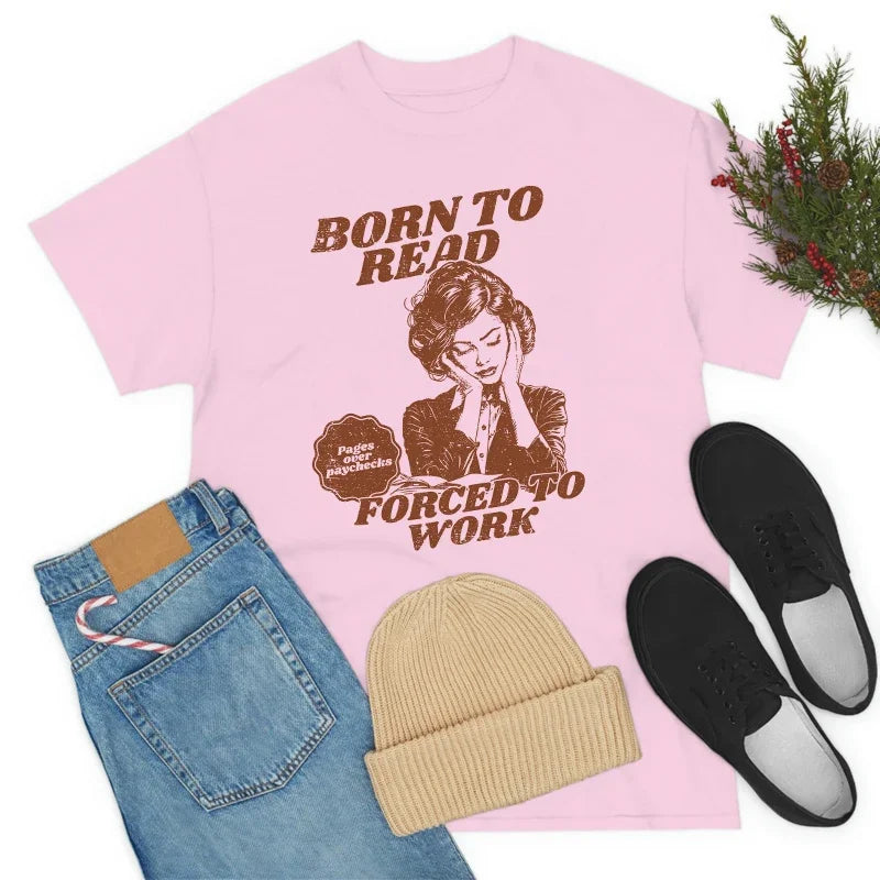 Product Image for zum Lesen T-Shirt, Rosa / L