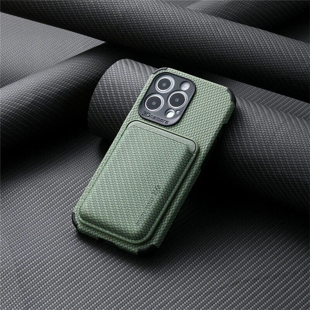 Product Image for Sandsberg Magsafe Wallet Case - iPhone Hülle & Wallet, Grün / iPhone 14 Pro