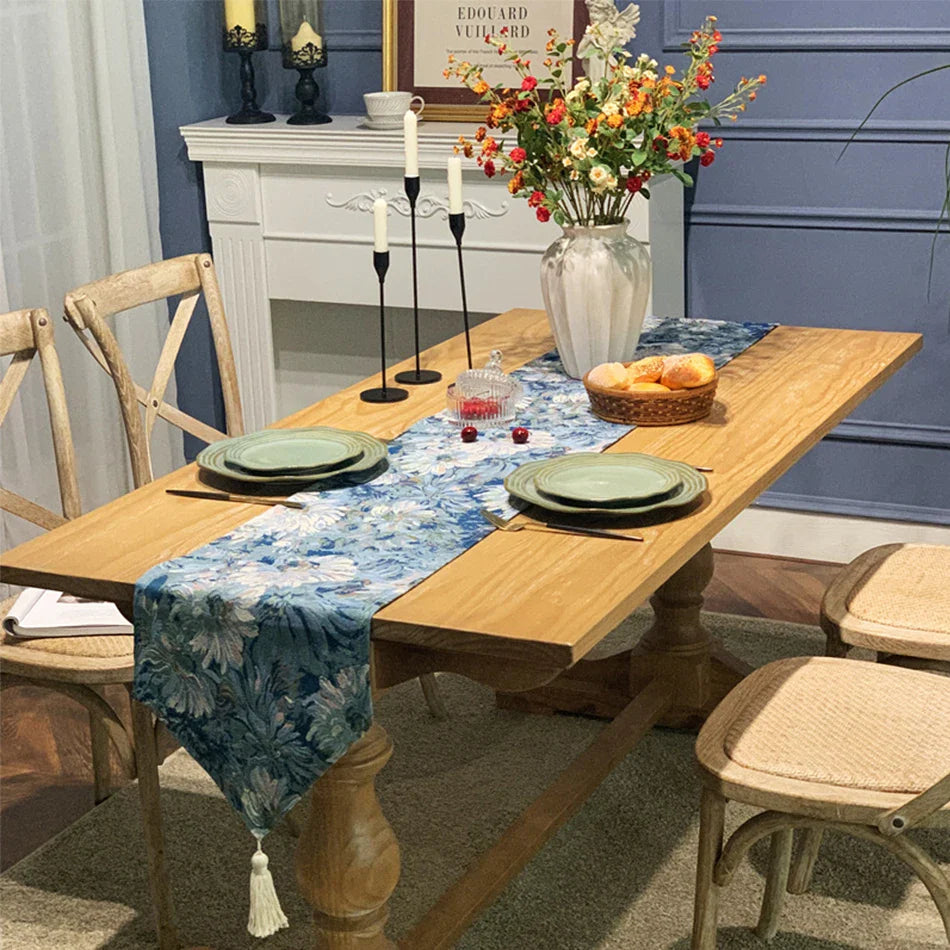 Product Image for Sandsberg Sonnenblume Tischläufer, Jacquard-Handwerk Tee Tischdekoration, Party Hochzeit, Feiertagsdekoration Beste Wahl, F / 30x200cm X1PC