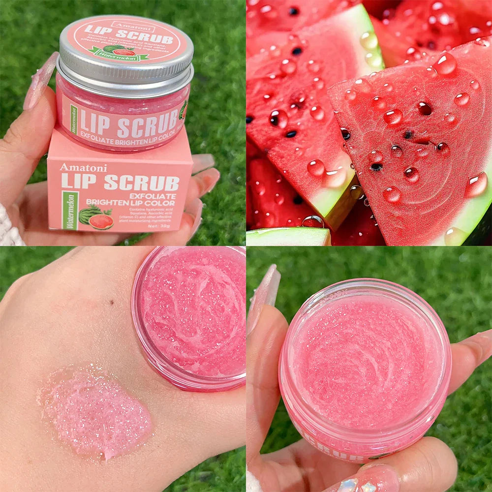 Product Image for Sandsberg | Fruchtgeschmack Peeling Lippenmaske Reparatur Tote Haut Peeling Befeuchten Nährend Glätten Reparatur Lippen Feine Linien Lippenpflegecreme
