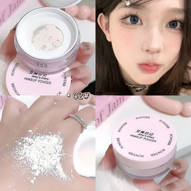 Product Image for Sandsberg | Air Setting Lose-Puder Transparent Weiß Makeup Matte Lang anhaltende Öl Kontrolle Hohe Deckkraft Gesicht Concealer Puder Koreanische 
