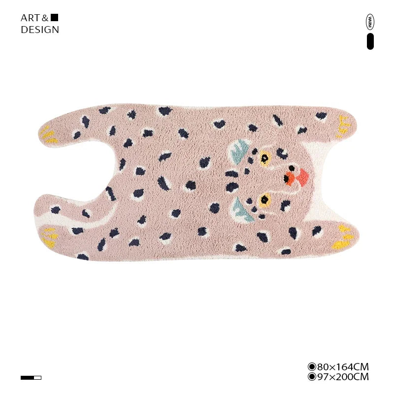 Product Image for Sandsberg | Unregelmäßiges Tiger-Muster Wohnzimmerteppich Süßes Leopardenmuster Kinderzimmerteppich Ästhetik Teppiche тигр ковер 호랑이 양탄자 Tapis IG, 