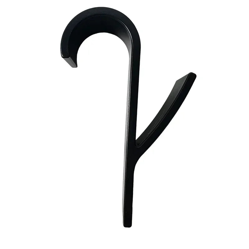 Product Image for Vielseitige Küchen- & Badezimmerhaken Clips Stauraumregal - Weißer klarer Haken für Handtuchheizkörper, Kleidung, Schals, Haken und mehr, Schwarz 1 