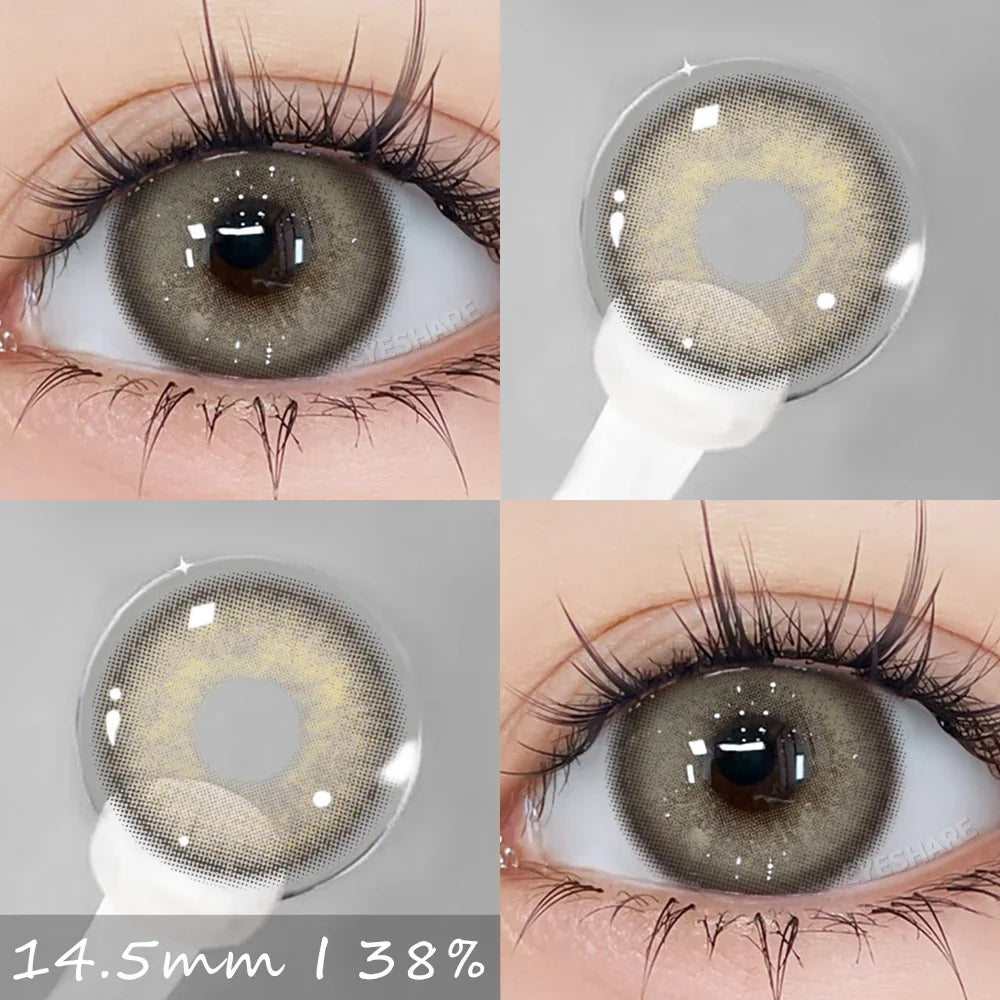 Product Image for Sandsberg | Naturfarbe Kontaktlinsen 2 Stück Fashion Blaue Linsen Graue Pupillen Linse Braune Schöne Pupille Grüne Linse Jährlich 14,5mm, ZÜRICH-BRAUN