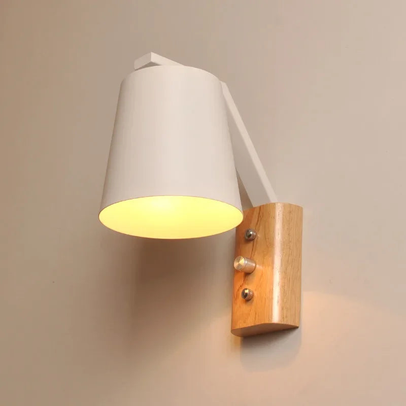 Product Image for WoodGlow Licht – LED Wandlampe für Schlafzimmer, Weiß / Kein Blub
