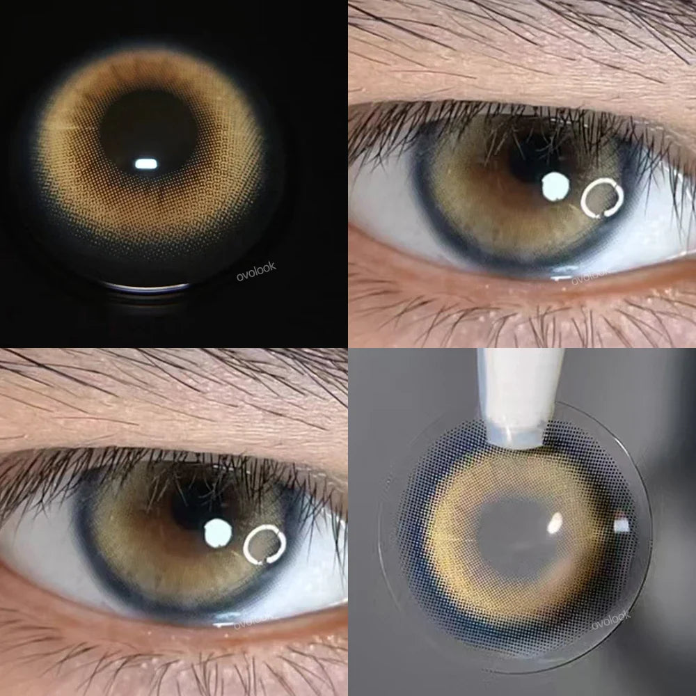 Product Image for Sandsberg | Neu 1 Paar Mode Große Linsen Myopie Farbige Kontaktlinsen für Augen Schönheit Blaue Augen Linsen Grüne Pupillen Braune Graue Linse, Sommer