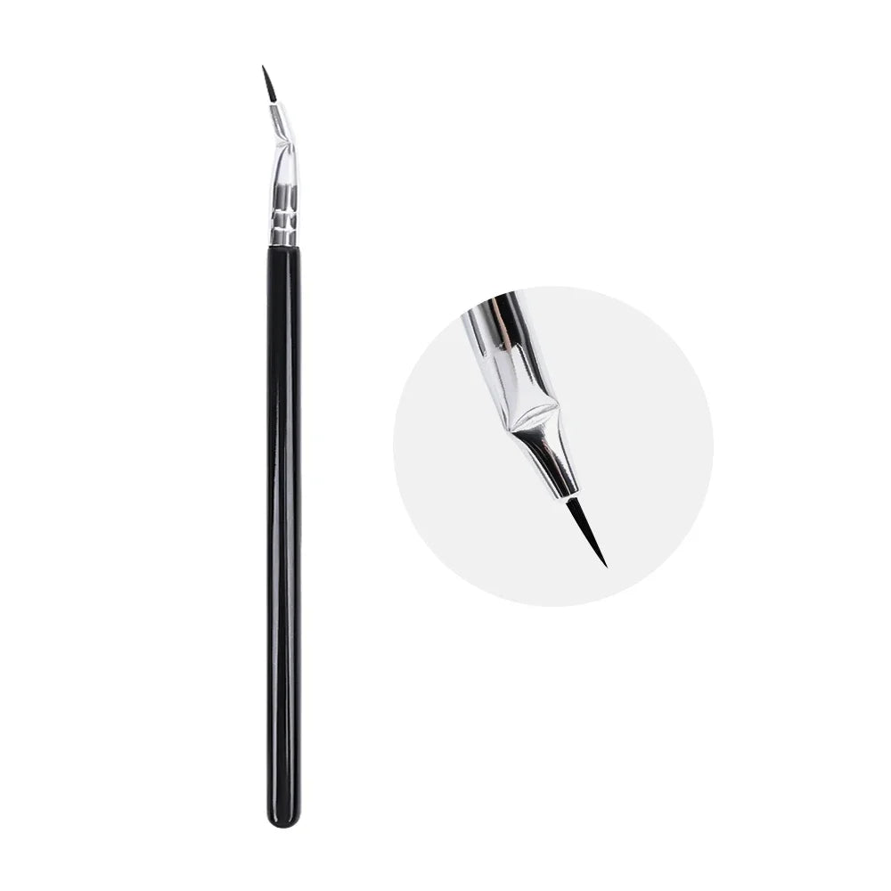 Product Image for Sandsberg | Professioneller Outline Eyeliner Pinsel Weiche Kontur Liegender Seidenraupen Concealer Eyeliner Gel Gebogene Make-up Pinsel Augen Kosmetik