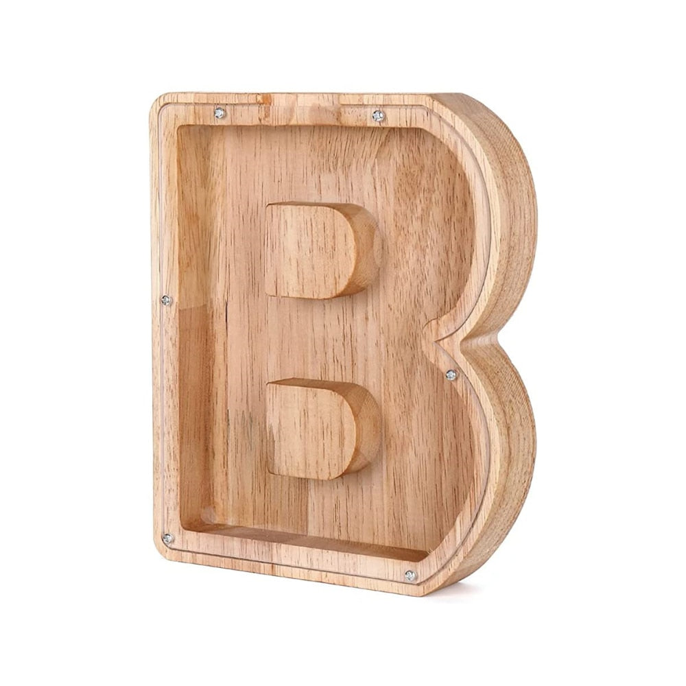Product Image for Sandsberg | Holz Alphabet Sparbox - LetterSaver, B