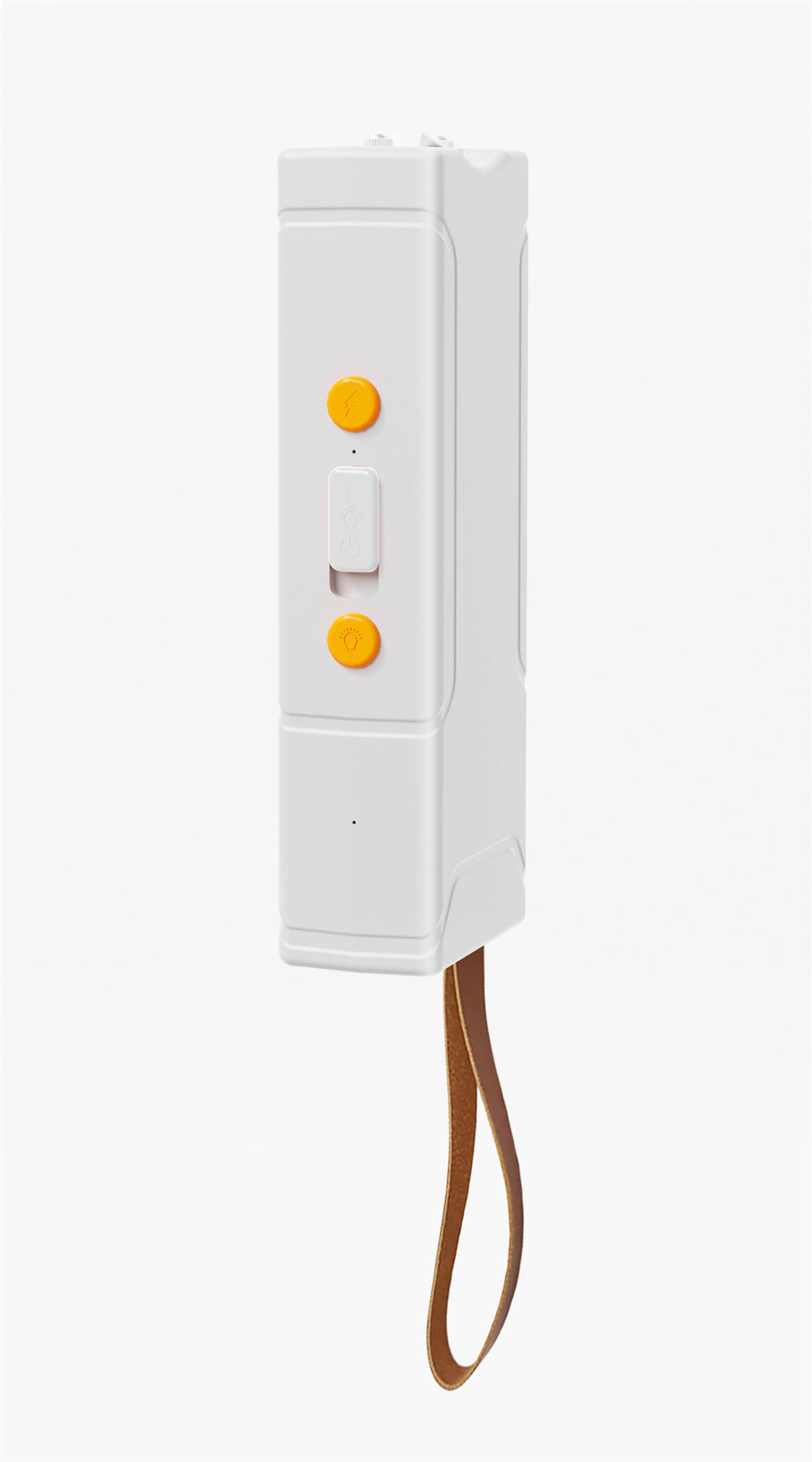 Product Image for VeiligheidsGuard | Power Bank Alarm | Taschenlampe, Notlicht & Schockfunktion | Tragbar und Leistungsstark, Weiß