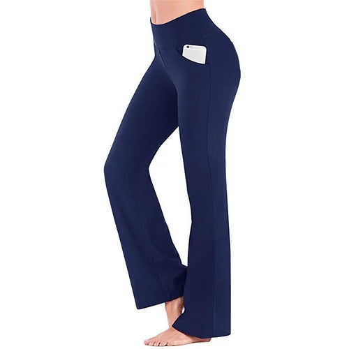 Product Image for Yogahose mit hoher Taille für Frauen, Marineblau / M