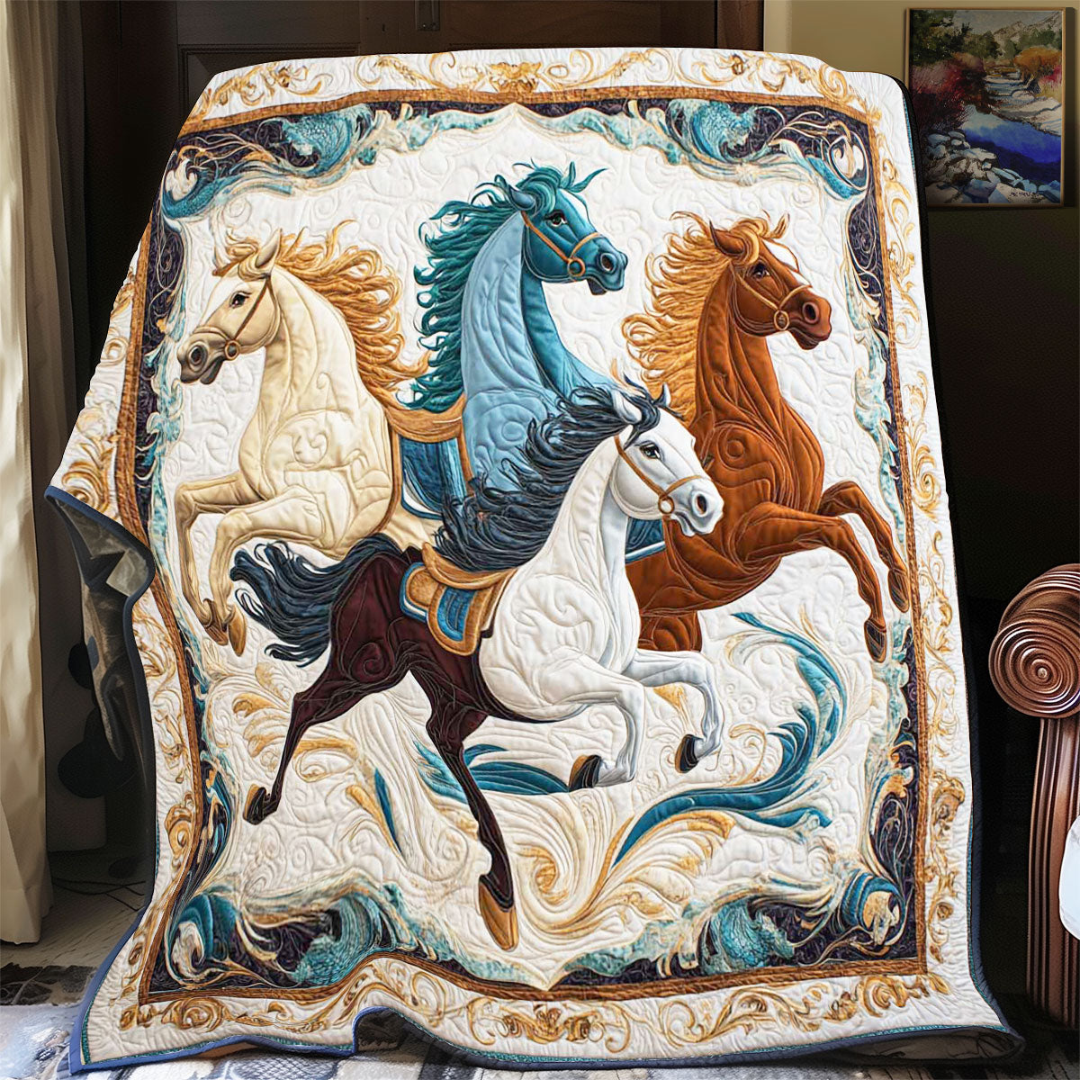 Product Image for Serene Horse Decke, Super King - 90"x100"