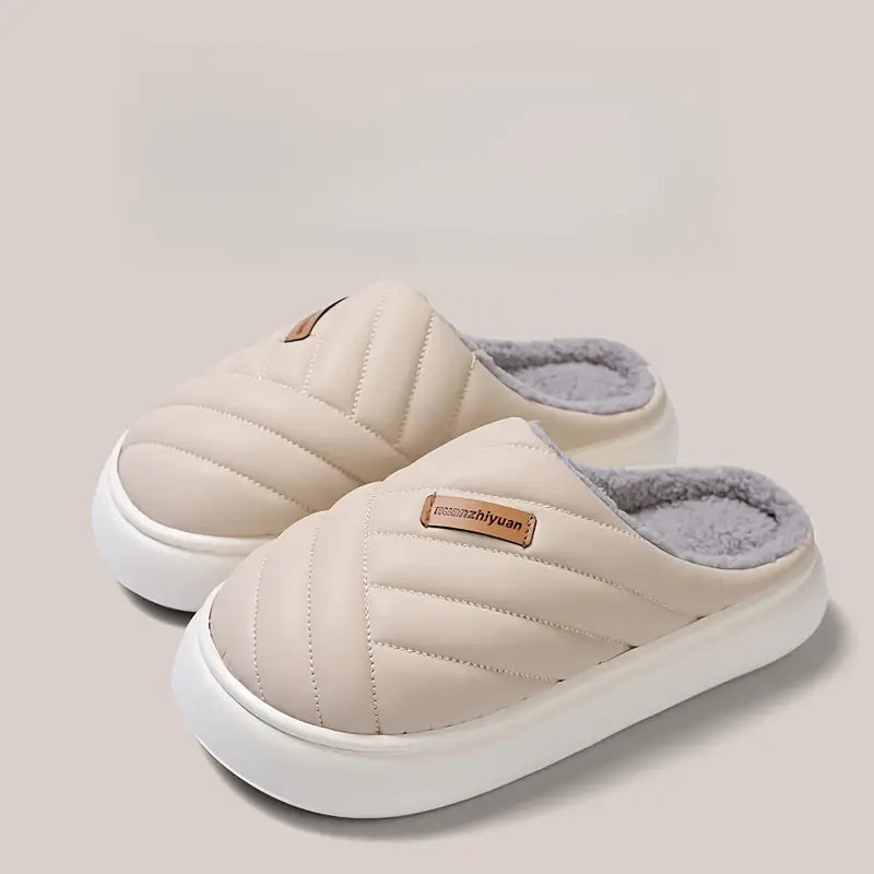 Product Image for Unisex Winter Hausschuhe, Khaki / 2.5