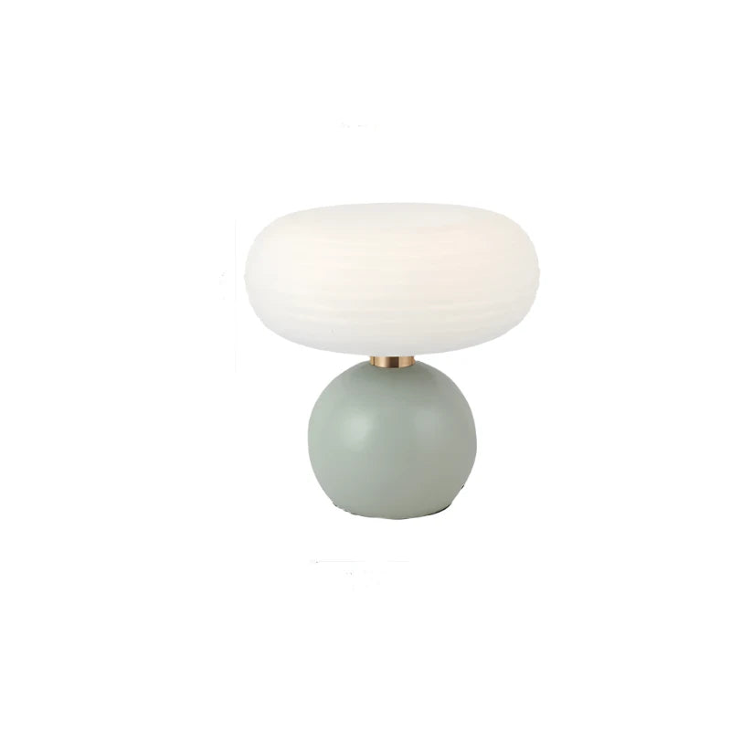 Product Image for USB Pilz Nachtlicht mit LED Beleuchtung - Tragbare Tischlampe für Schlafzimmer, Kinderzimmer & Büro, Grau