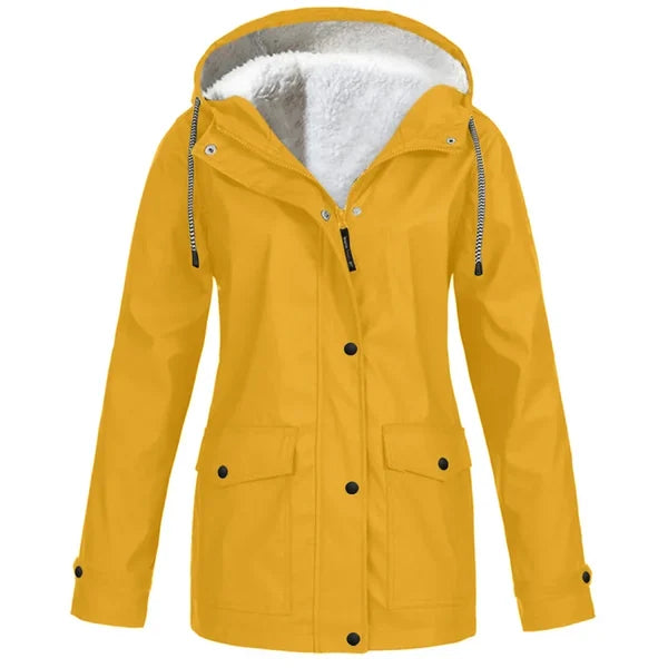 Product Image for – Fleece Damen Regenjacke, Gelb / XL