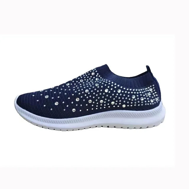 Product Image for Vulkanisierte Schuhe Turnschuhe Frauen Trainer gestrickte Turnschuhe Damen Slip-on, Stil 8 / 46