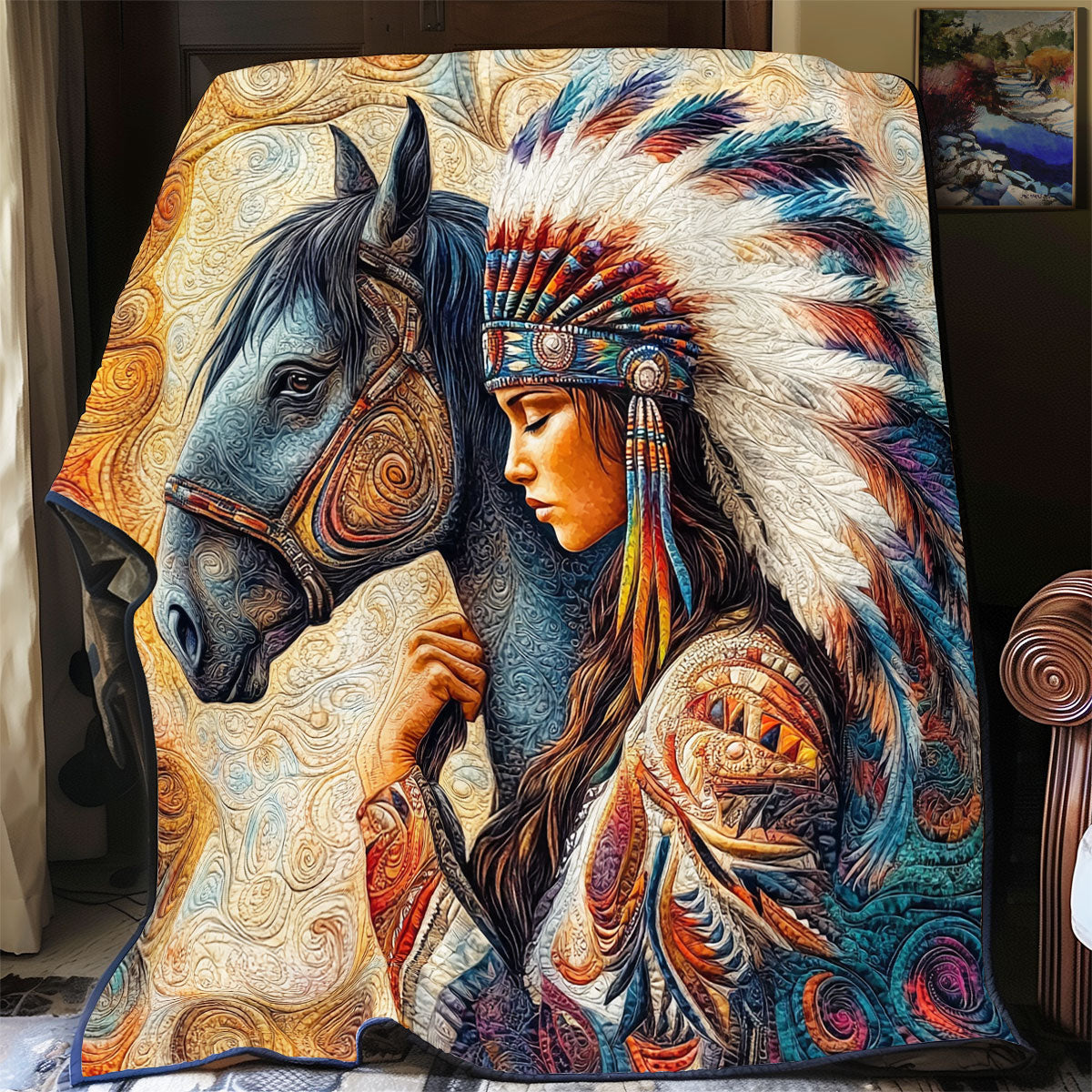 Product Image for Spirit Bond Quilt, Wurf - 51"x59"