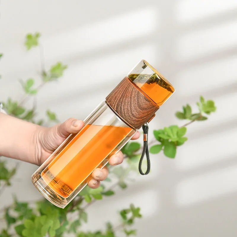 Product Image for Sandsberg | Glas Geïsoleerde Fles – ClearTherm, Hout