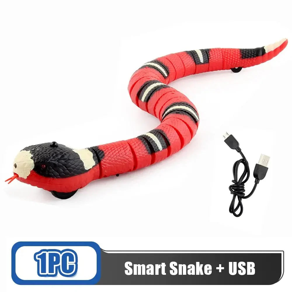 Product Image for Smart Sensing Katzenspielzeuge Interaktive Automatische Elektronische Schlange Katzen Teaser Indoor Spiel Kätzchen Spielzeug USB Wiederaufladbar für 