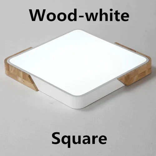 Product Image for Sandsberg | Ultradünne LED 5cm Deckenleuchte Moderne Deckenlampe Unterputz Flächenpaneel Fernbedienung Licht für Restaurant Foyer Schlafzimmer, Holz-