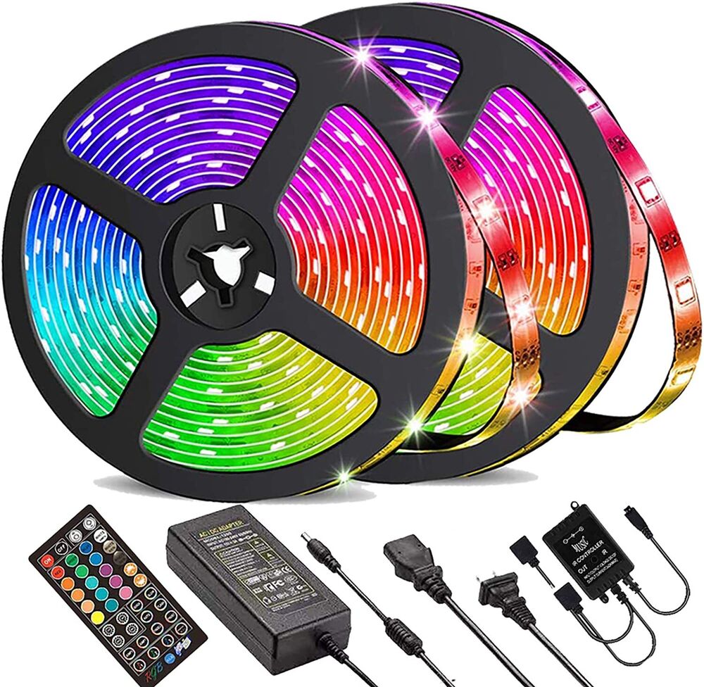 Product Image for Streifenlichter 100ft 50ft Musik Sync Bluetooth 5050 RGB Raumlicht, 32,8 Fuß