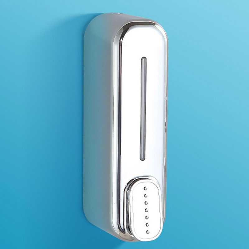 Product Image for Solange der Vorrat reicht! Wandmontierter Seifenspender für das Badezimmer, Silber / Kaufe 1, erhalte 1 gratis.