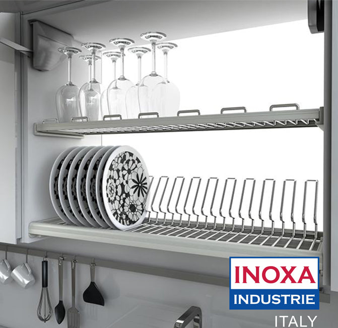 Safe and tidy kitchen with Inoxa under-sink baskets - Inoxa