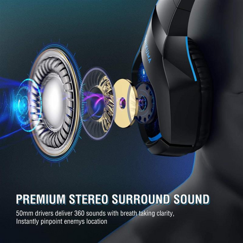 Onikuma K18 Wired Gaming Headset with Led Light – Onikuma Gaming