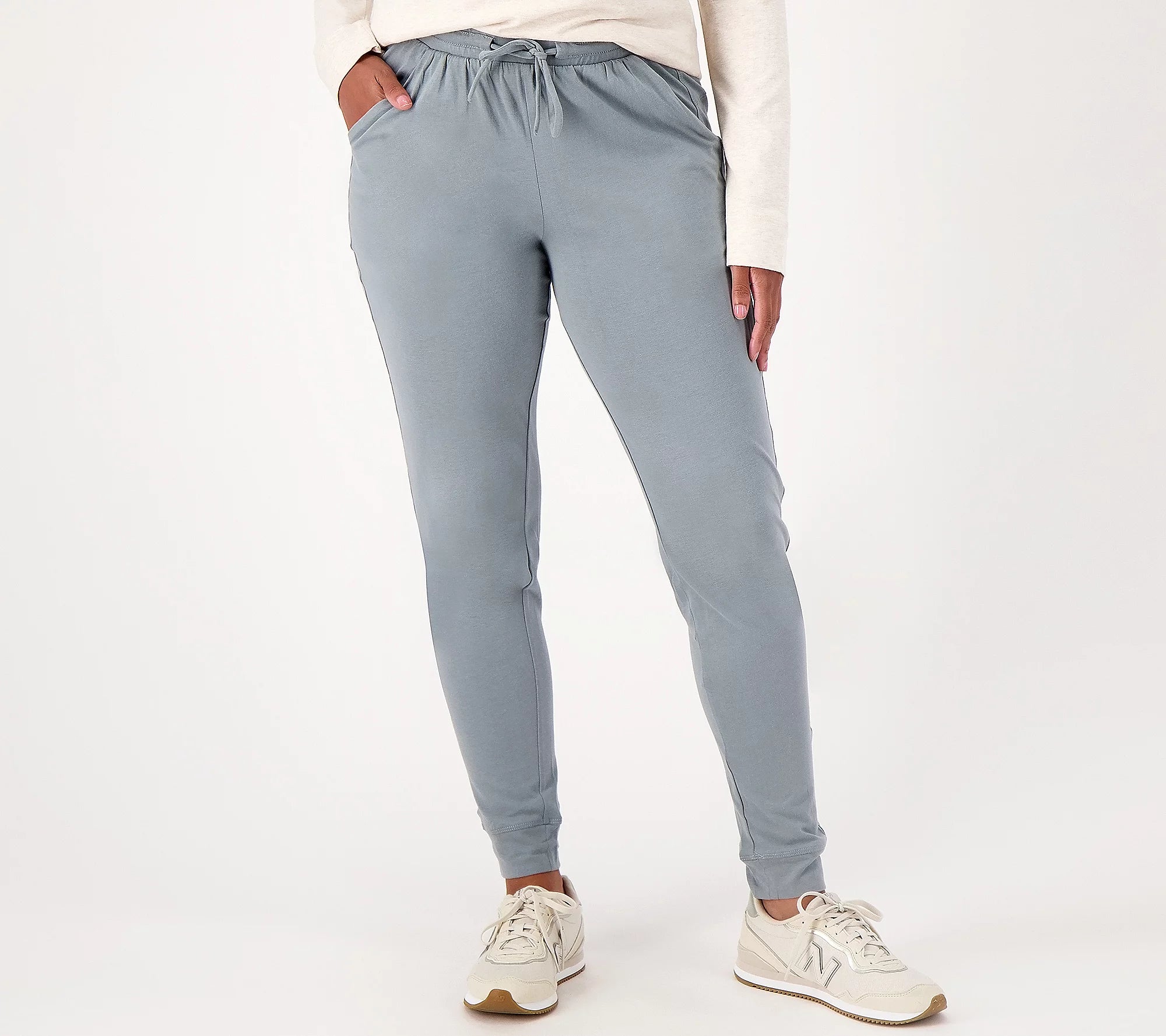 Koolaburra by UGG Women’s Essentials Cotton Joggers- Storm Blue