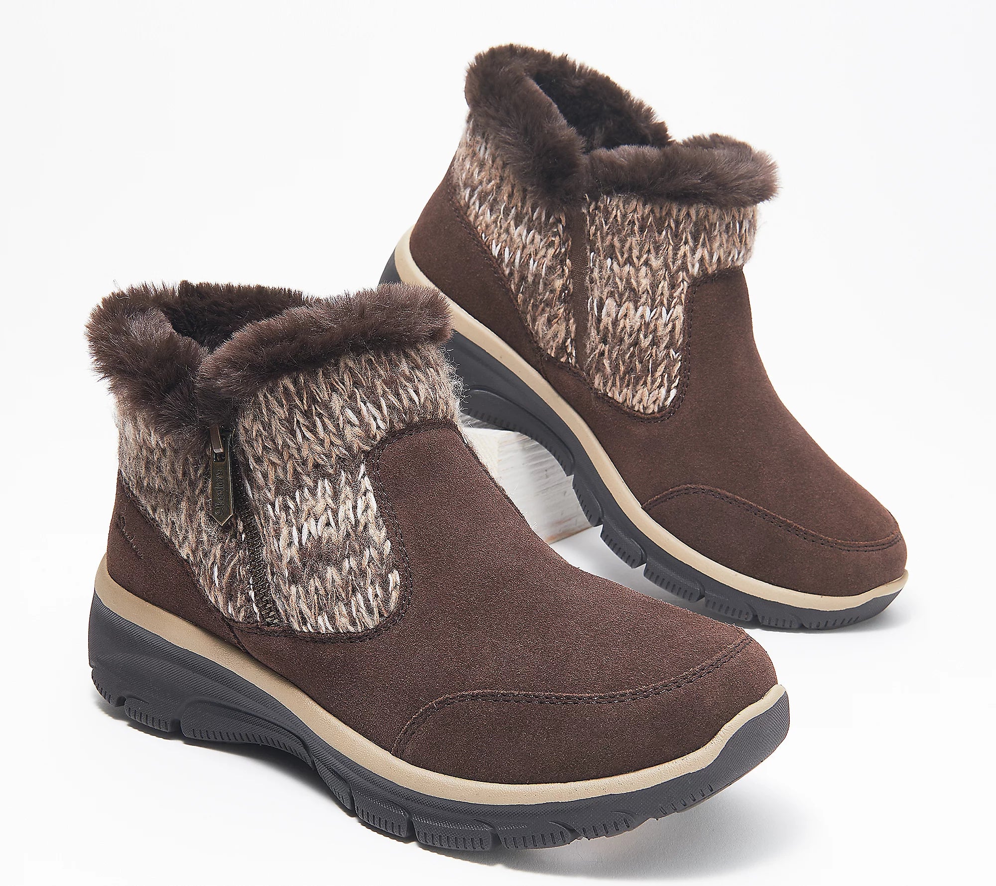 Women's Skechers Easy Going Sweater Knit Ankle Boots