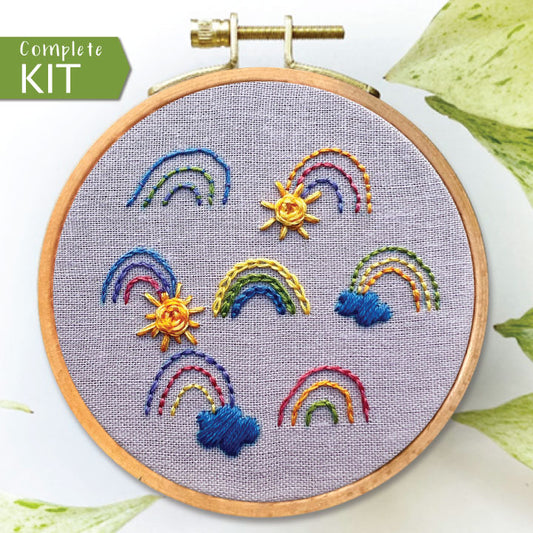 Expression Tees Embroidery Kit for Beginners & Adults - Easy Hand  Embroidery Set with Cross Stitch Kits, Beginner Friendly DIY Craft,  All-Inclusive