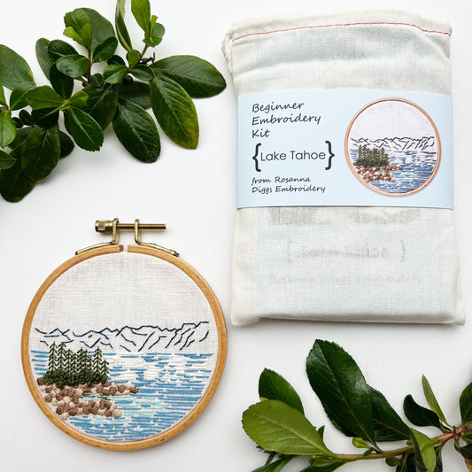 Big Sur: Beginner Embroidery PDF Pattern