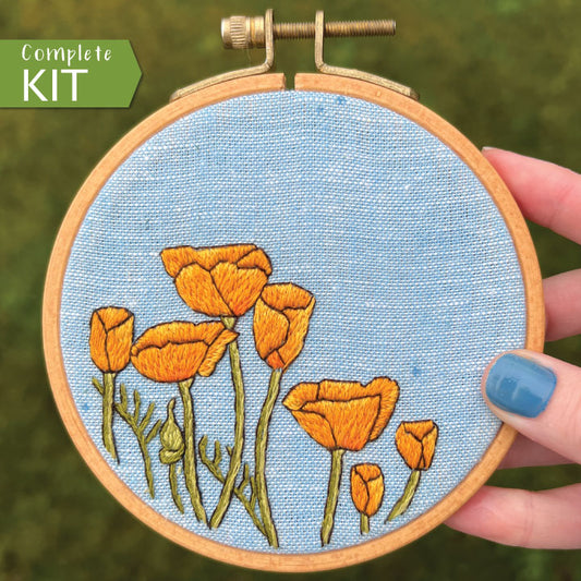 Embroidery Starter Kit | Beginning Embroidery Kit | Clever Poppy