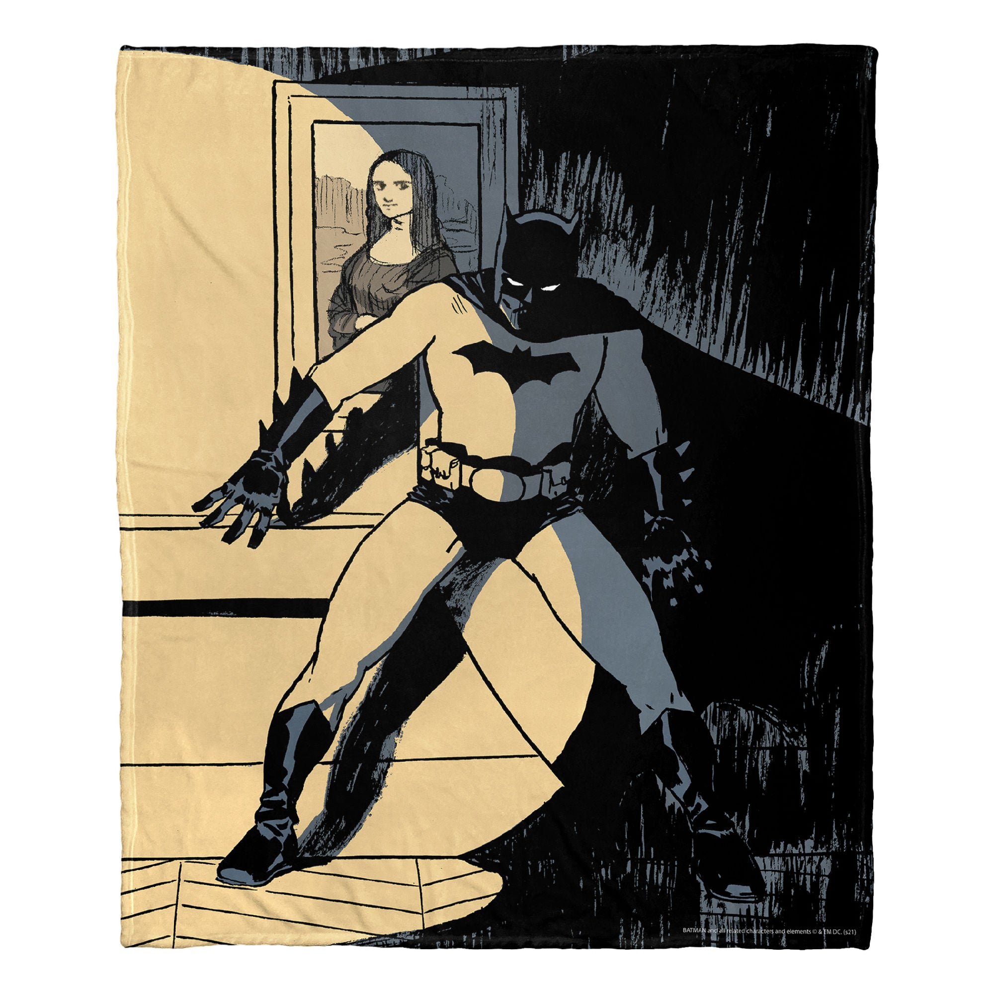 DC Batman, Spotlight Throw Blanket 50"x60"