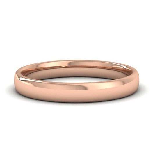 BRHFDM Ring 4mm Simple Ring Fashion Rose Gold Ring For Men And