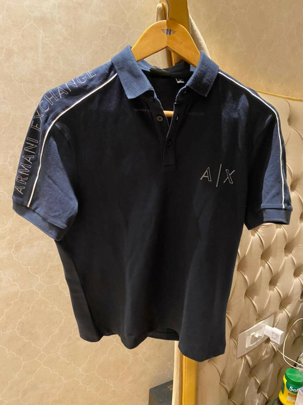 Armani Exchange Blue Men's Premium T-shirt - Whats in my Trunk